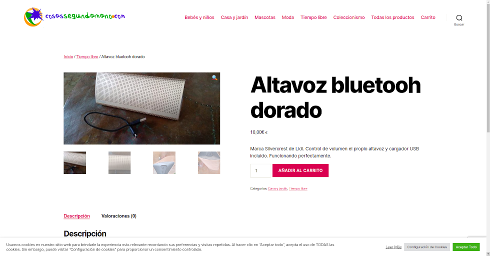 Web Cosas Segunda Mano