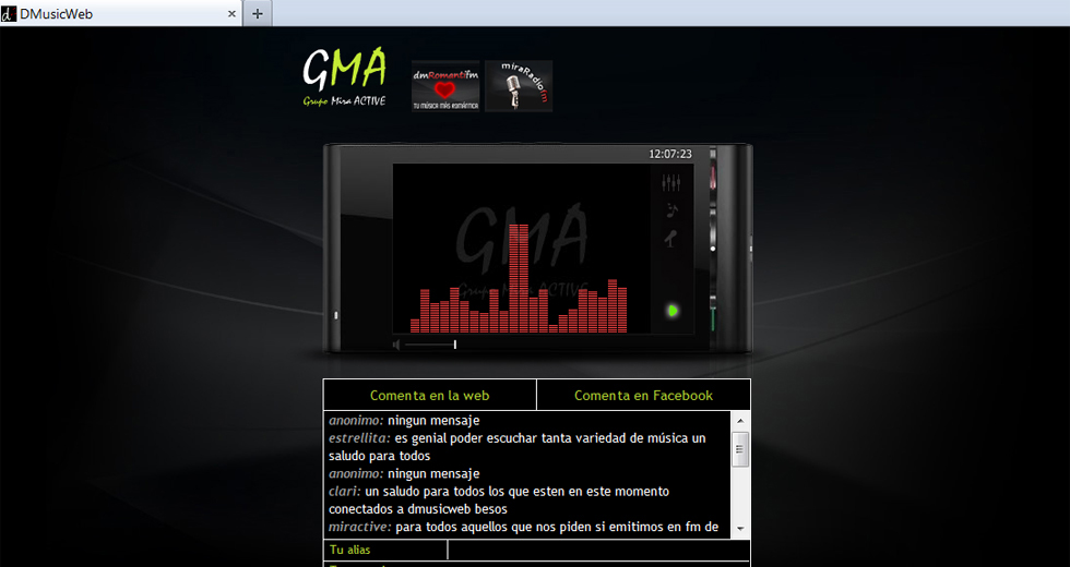 Chat, Facebook y estadísticas realizadas con phpMyVisites