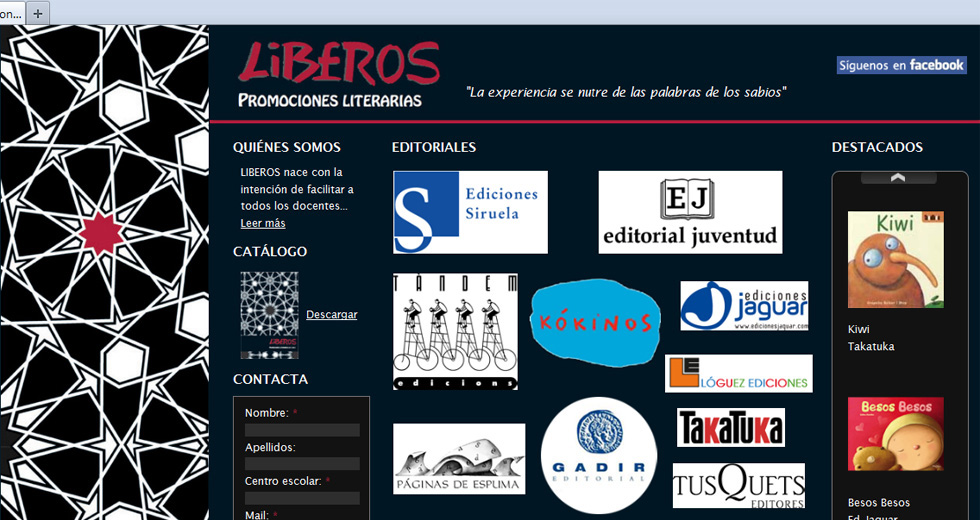 Web a medida realizada con PHP y MySQL