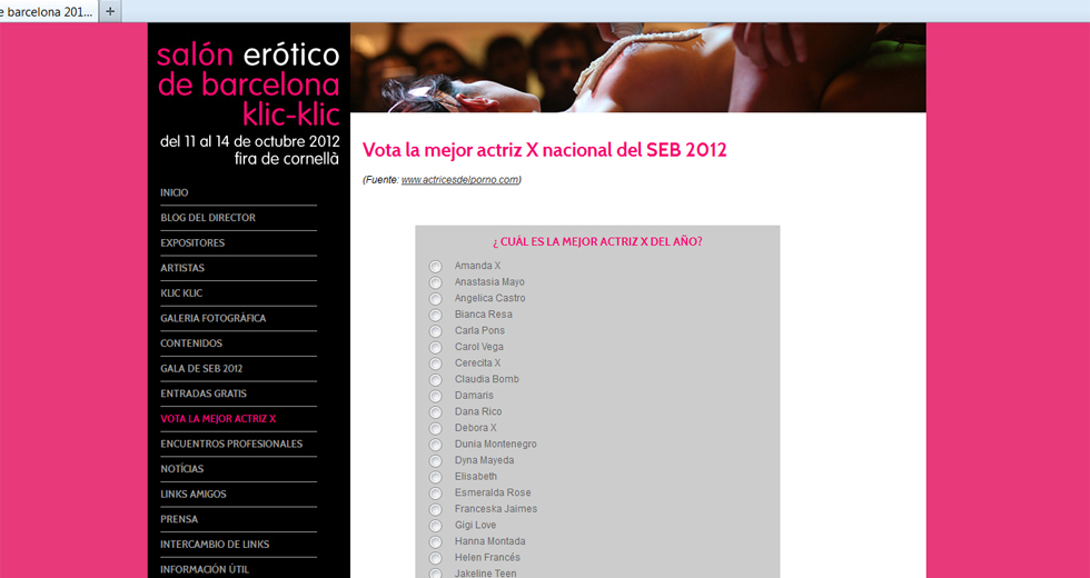 Web a medida realizada con PHP y MySQL