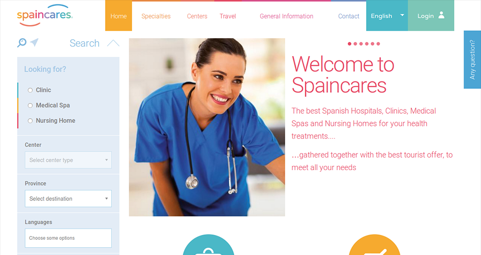 Web dinámica realizada con Drupal