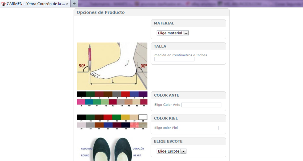 Tienda web realizada con Prestashop
